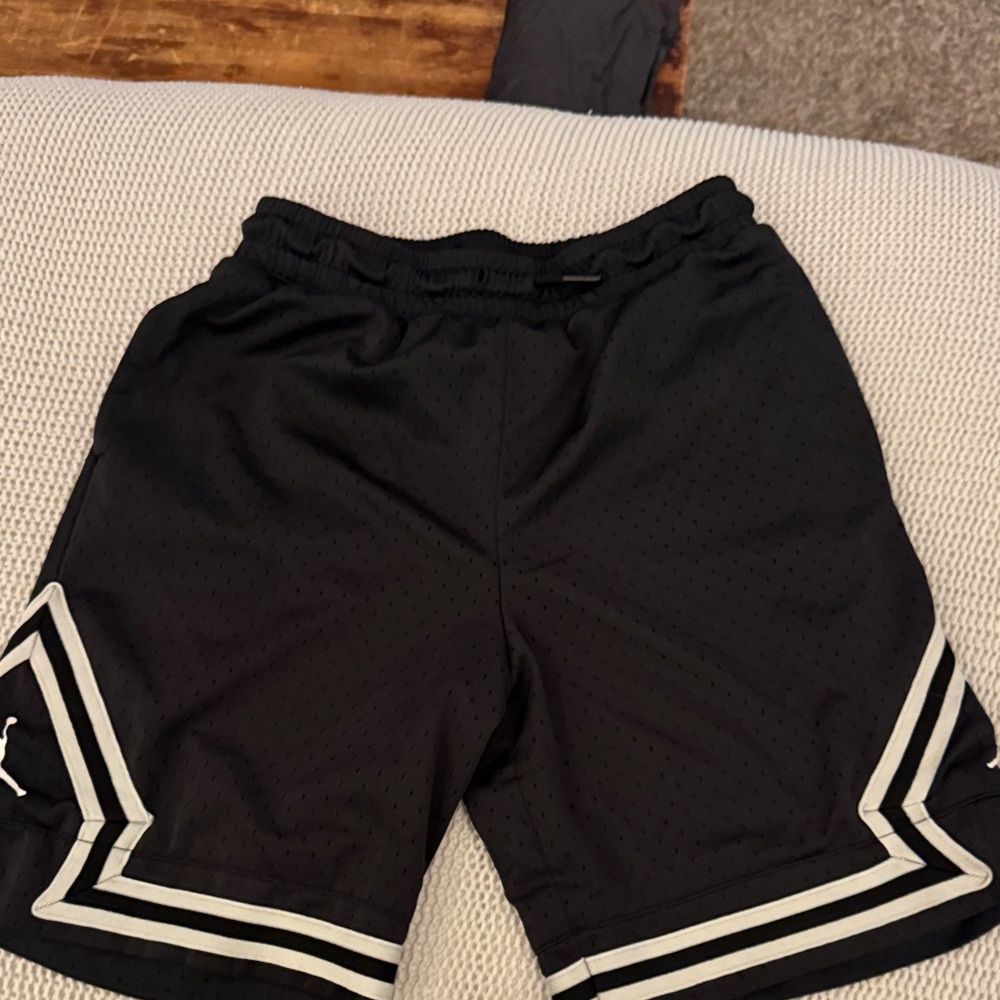 Kids Jordan Black Athletic Shorts